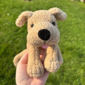 1997 Manhattan Toy Company Puppy Dog With Red Collar